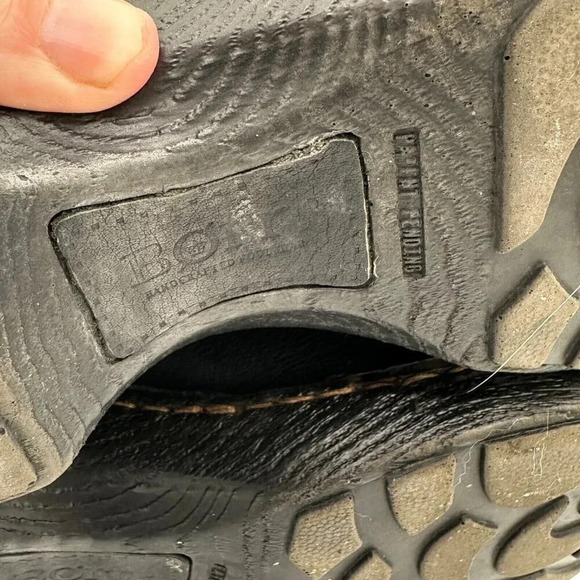 BORN B.O.C. BLACK LEATHER CLOGS, WOMEN'S SIZE 9 - Picture 13 of 13